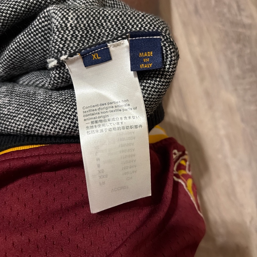 Louis Vuitton Black Crewneck Sweater with White Monogram Pattern - Picture 5 of 5